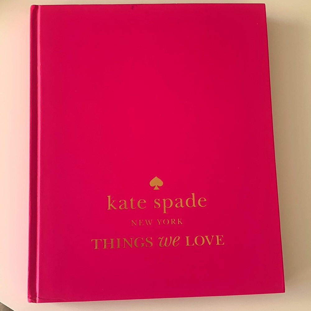 Kate Spade “Things We Love” coffee table book/ decor book.